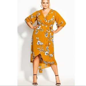 City Chic Serene Floral Maxi Dress